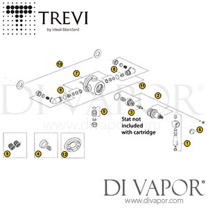 Trevi Hathaway Shower Valve Spare Parts